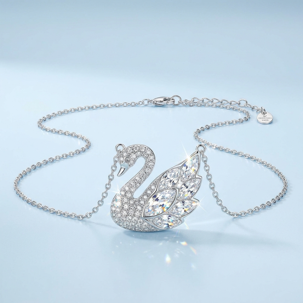 Collar Swan Pavé