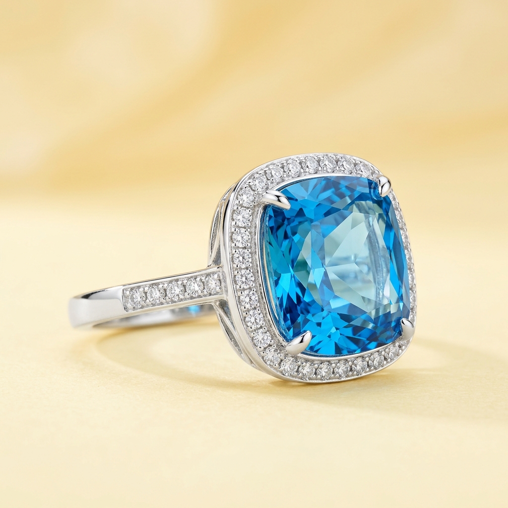 Anillo Aura Aquamarine
